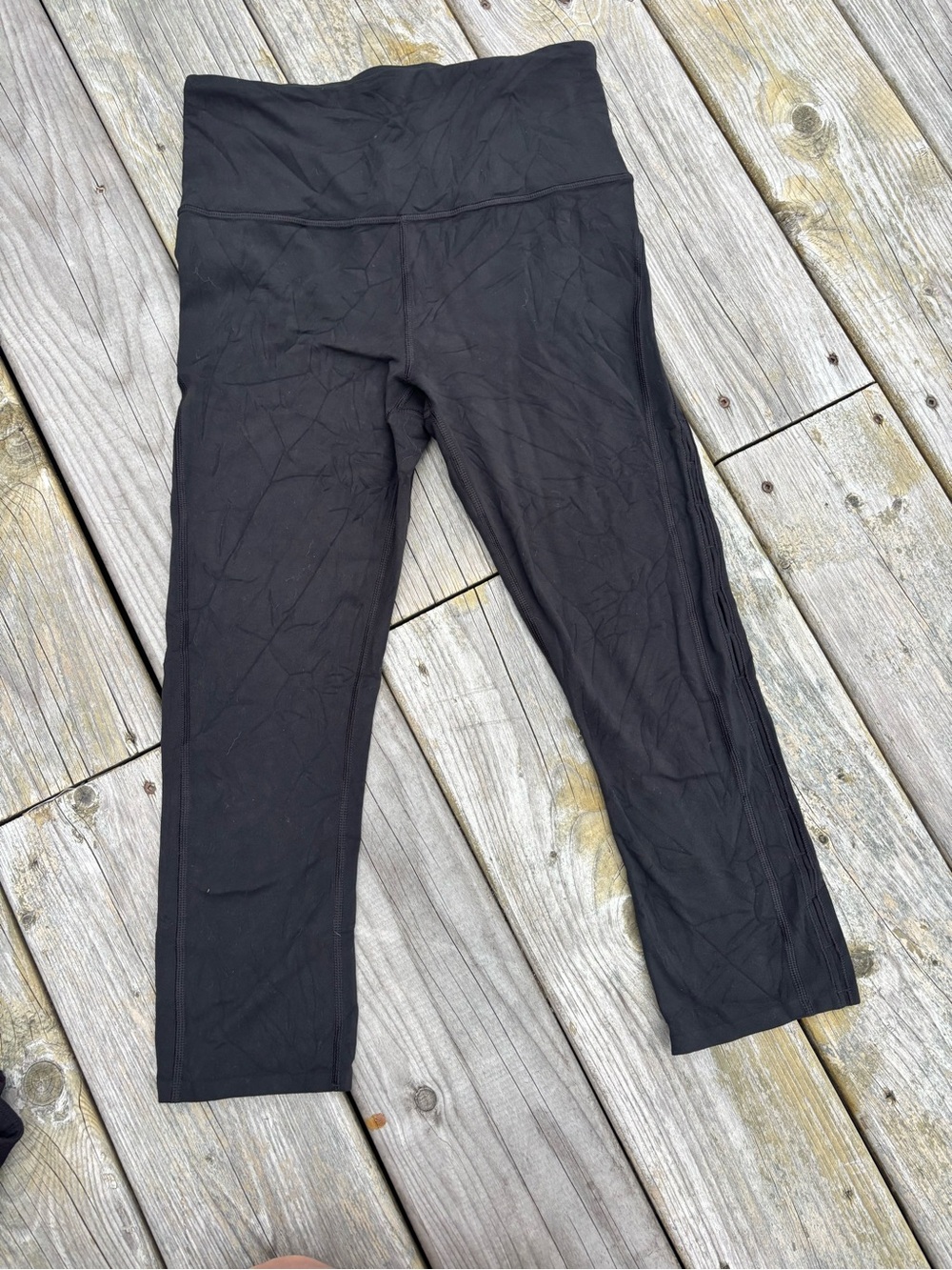 Athleta Black High-Waist leggings size small